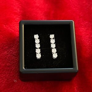 Luxury Moissanite Diamond tennis  Drop Earrings